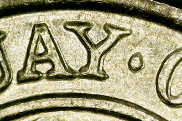 1950-Paraguay-1-Centisimo-DDO-/-DDR-Nice-Doubling.